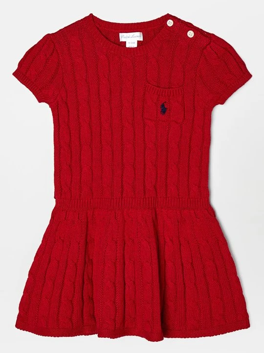 Zdjęcie produktu Sukienka dzianinowa Polo Ralph Lauren czerwony