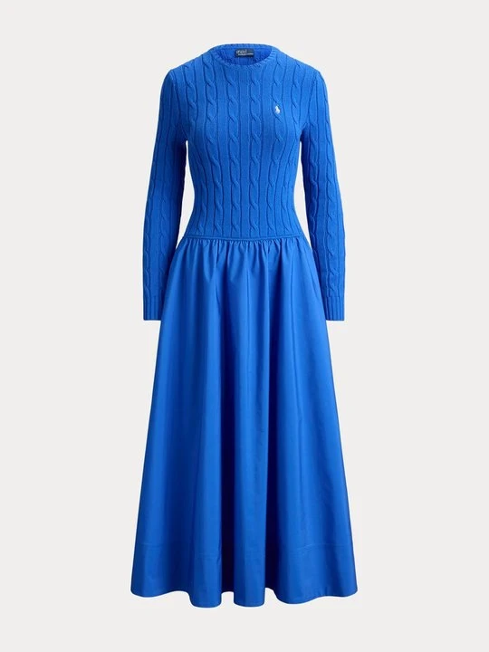 Zdjęcie produktu Sukienka dzianinowa Polo Ralph Lauren granatowy