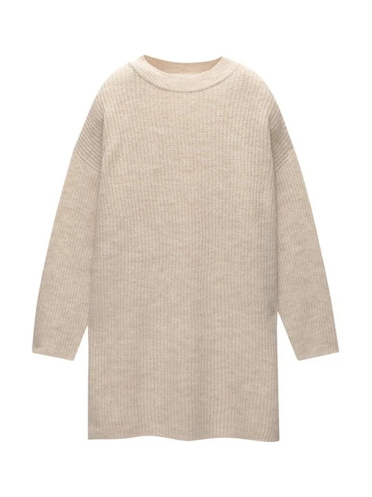 Zdjęcie produktu Sukienka dzianinowa PULL&BEAR piaskowy