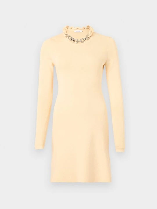 Zdjęcie produktu Sukienka dzianinowa Paco Rabanne mleczny