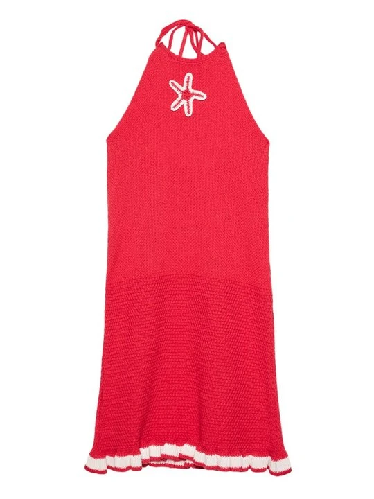 Zdjęcie produktu Sukienka dzianinowa Stradivarius czerwony