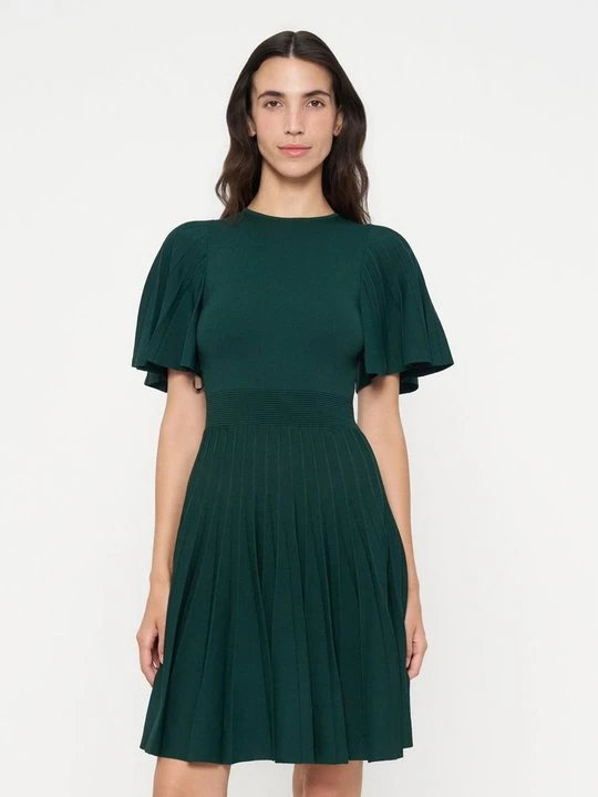 Zdjęcie produktu Sukienka dzianinowa Ted Baker ciemnozielony