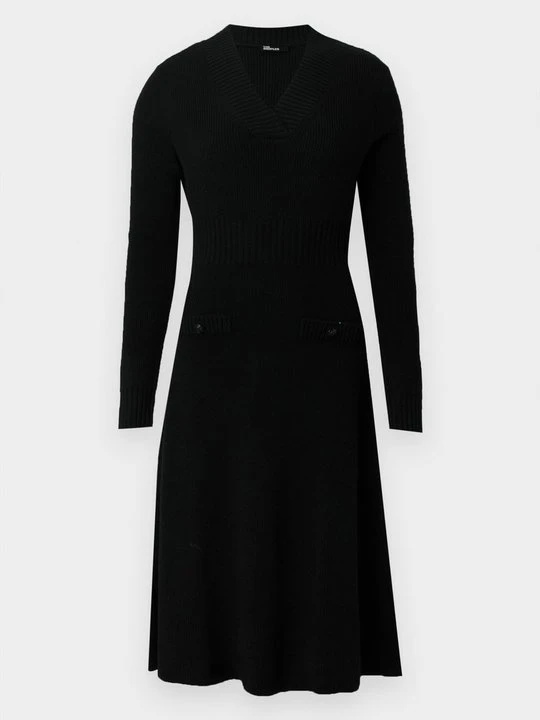 Zdjęcie produktu Sukienka dzianinowa The Kooples czarny
