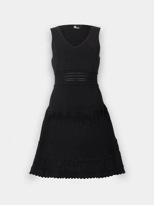 Zdjęcie produktu Sukienka dzianinowa The Kooples czarny