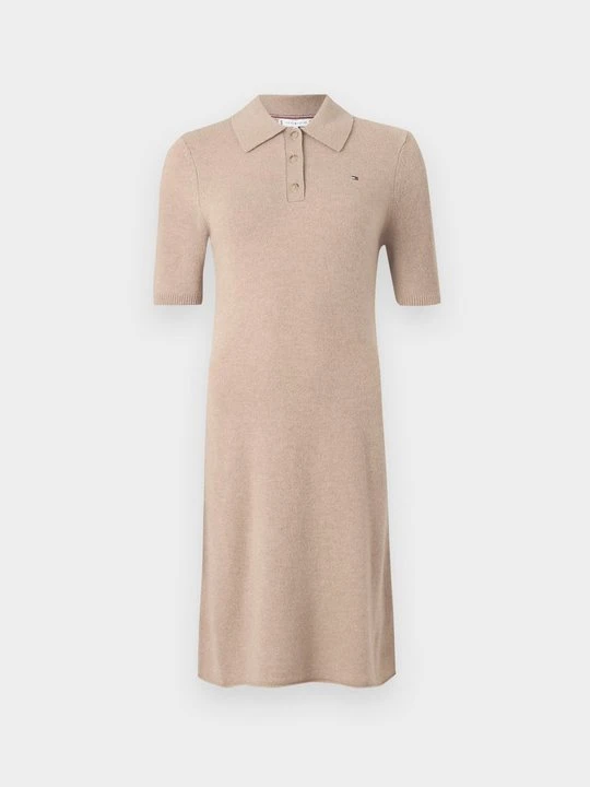Zdjęcie produktu Sukienka dzianinowa Tommy Hilfiger beżowy