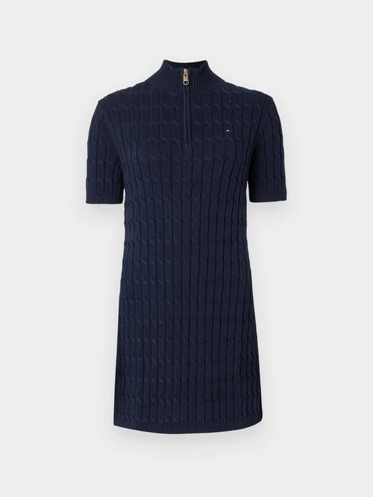 Zdjęcie produktu Sukienka dzianinowa Tommy Hilfiger granatowy