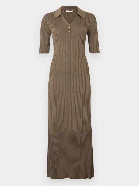 Zdjęcie produktu Sukienka dzianinowa Tommy Hilfiger taupe