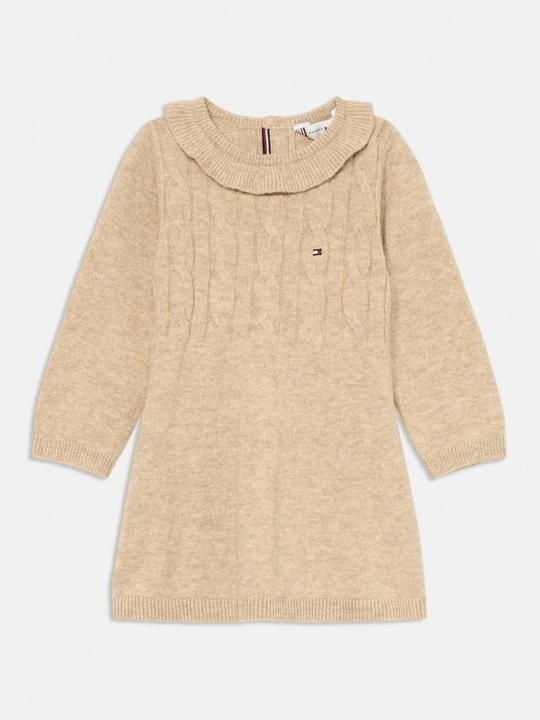 Zdjęcie produktu Sukienka dzianinowa Tommy Hilfiger beżowy