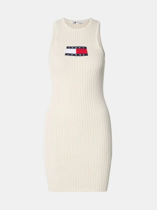 Zdjęcie produktu Sukienka dzianinowa Tommy Jeans mleczny