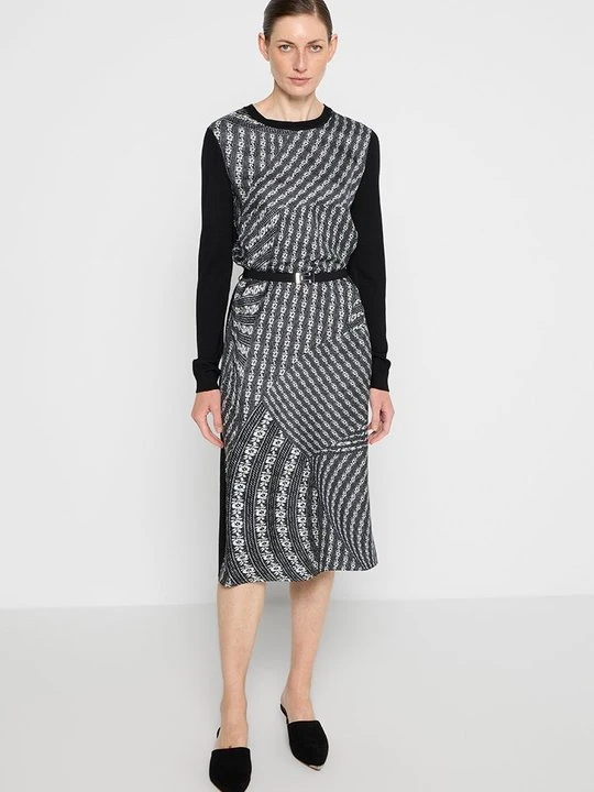 Zdjęcie produktu Sukienka dzianinowa Tory Burch czarny
