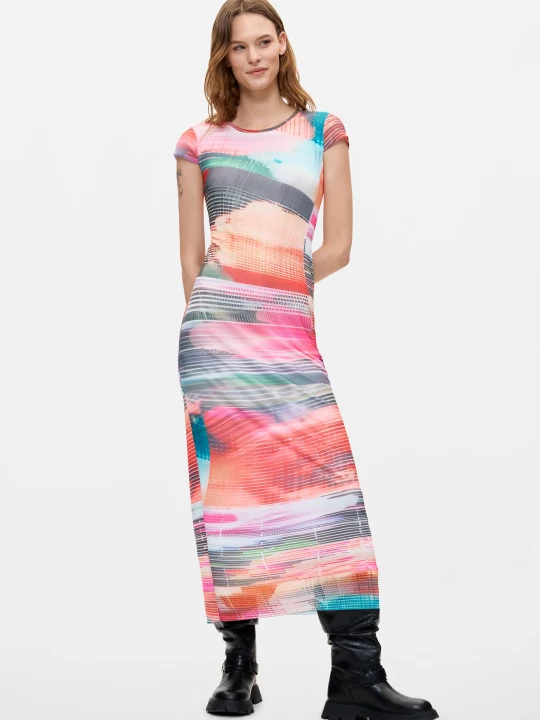Zdjęcie produktu Sukienka z nadrukiem 2 w 1 Desigual czerwony