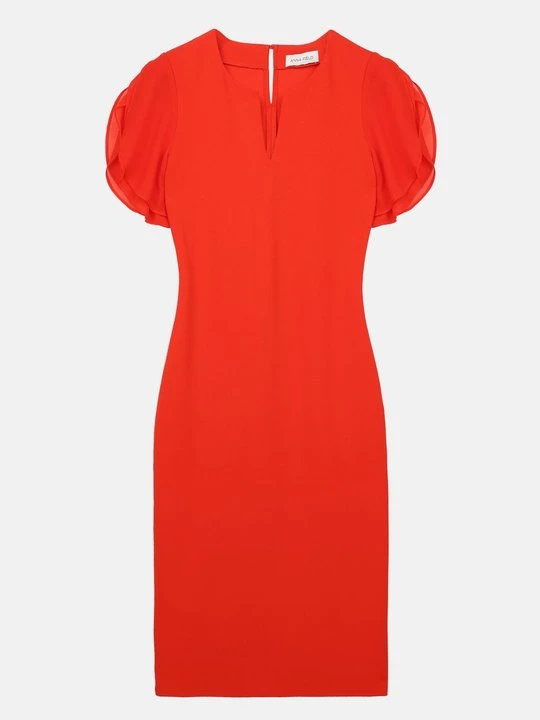 Zdjęcie produktu Sukienka etui Anna Field By Zalando czerwony