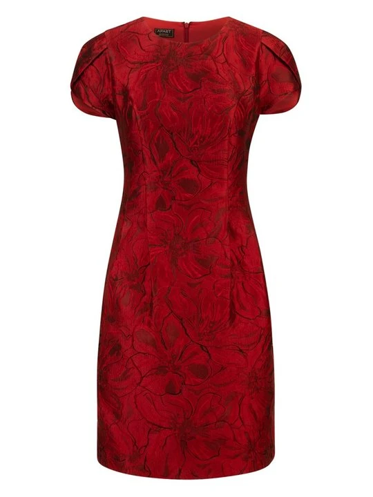 Zdjęcie produktu Sukienka etui Apart Glamour czerwony