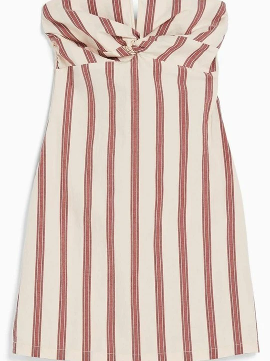 Zdjęcie produktu Sukienka etui Bershka beżowy
