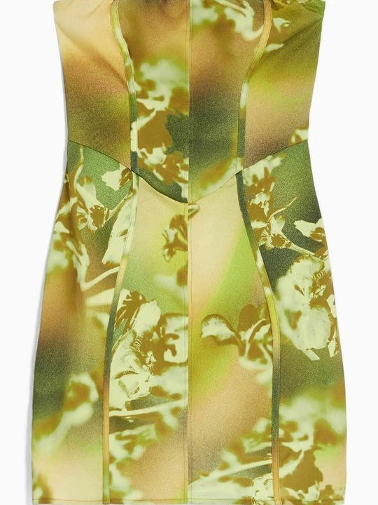 Zdjęcie produktu Sukienka etui Bershka zielony