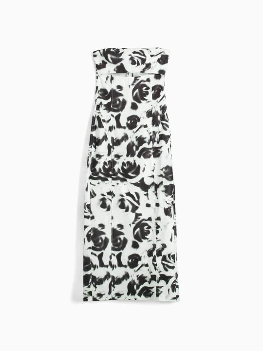Zdjęcie produktu Sukienka etui Bershka czerwony