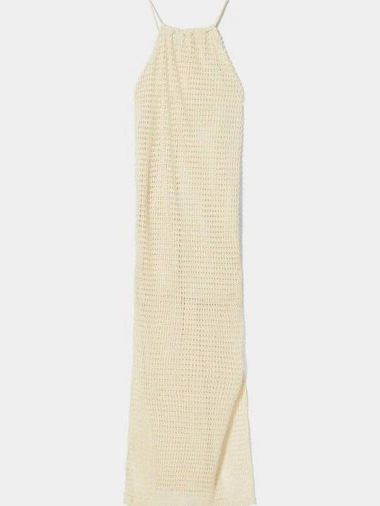 Zdjęcie produktu Sukienka etui Bershka beżowy