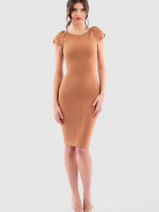 Zdjęcie produktu Sukienka etui Closet morelowy