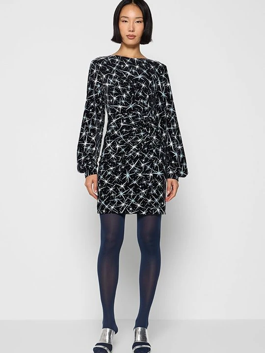 Zdjęcie produktu Sukienka etui Diane Von Furstenberg granatowy