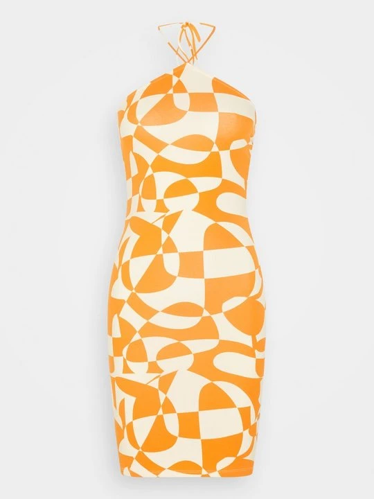 Zdjęcie produktu Sukienka etui Monki pomarańczowy