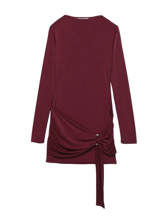 Zdjęcie produktu Sukienka etui PULL&BEAR bordowy