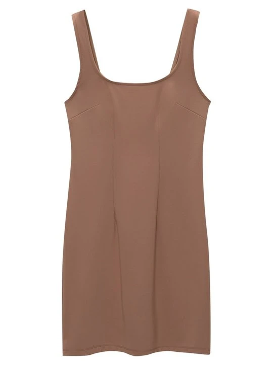 Zdjęcie produktu Sukienka etui PULL&BEAR brązowy