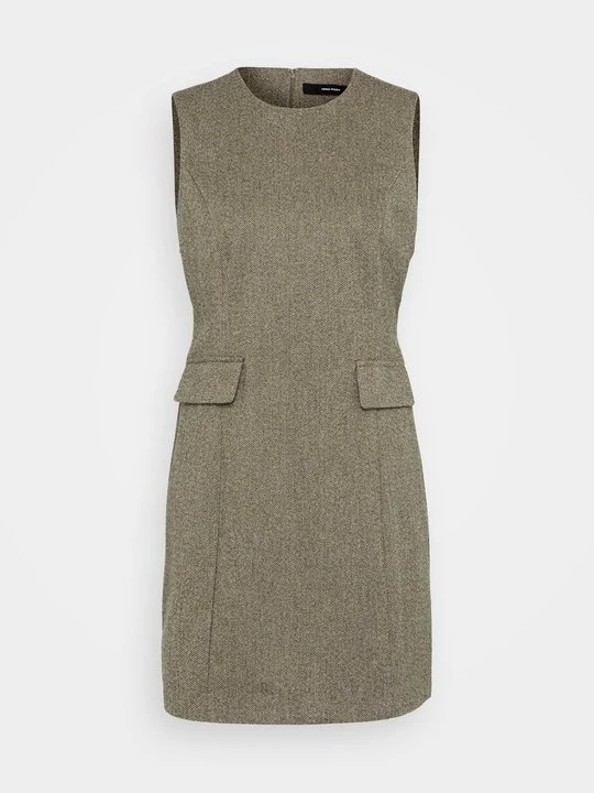 Zdjęcie produktu Sukienka etui Vero Moda jasnoszary melanż