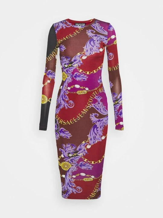 Zdjęcie produktu Sukienka etui Versace Jeans Couture fioletowy