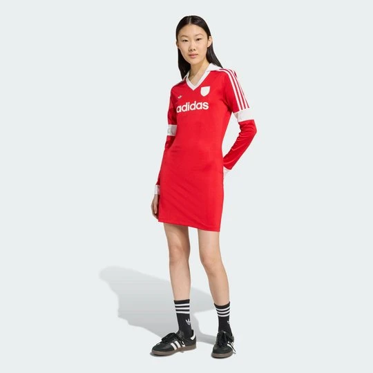 Zdjęcie produktu Sukienka Graphic Football Jersey Adidas Better Scarlet