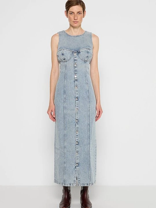 Zdjęcie produktu Sukienka jeansowa 7 For All Mankind jasnoniebieski