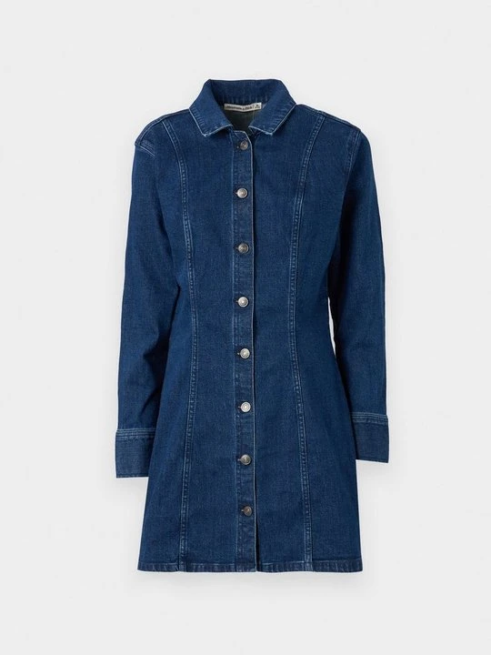 Zdjęcie produktu Sukienka jeansowa Abercrombie & Fitch jasnoniebieski denim
