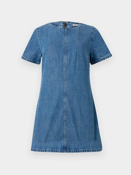 Zdjęcie produktu Sukienka jeansowa Abercrombie & Fitch niebieski denim