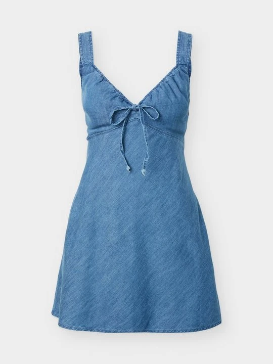 Zdjęcie produktu Sukienka jeansowa Abercrombie & Fitch niebieski denim