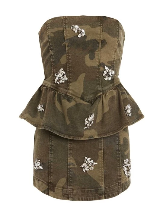 Zdjęcie produktu Sukienka jeansowa AllSaints zielony