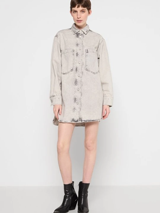 Zdjęcie produktu Sukienka jeansowa AllSaints jasnoszary