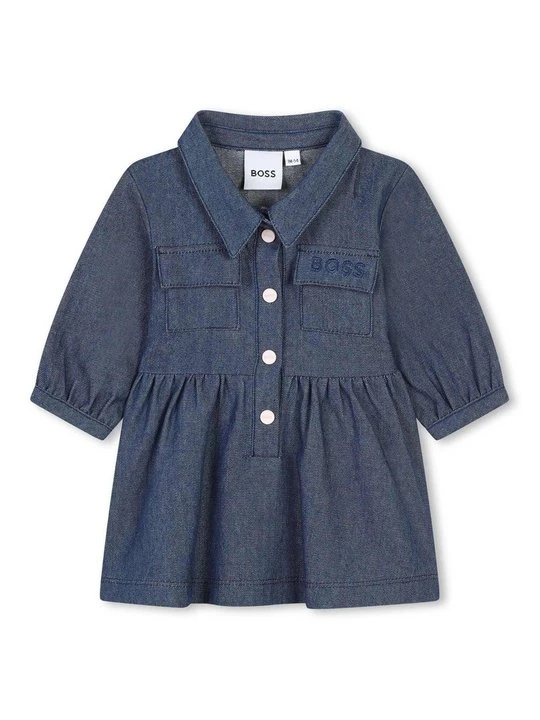 Zdjęcie produktu Sukienka jeansowa Boss niebieski denim