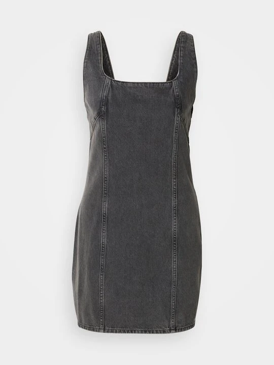 Zdjęcie produktu Sukienka jeansowa Calvin Klein Jeans jasnoszary
