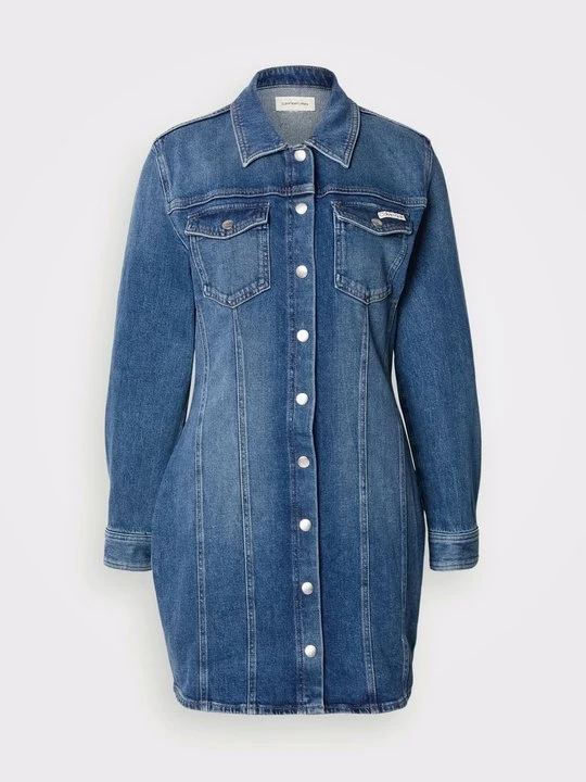 Zdjęcie produktu Sukienka jeansowa Calvin Klein Jeans niebieski denim