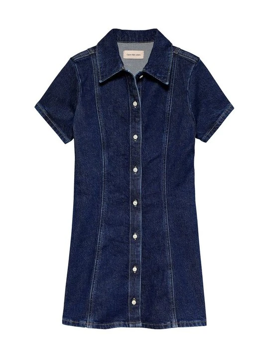 Zdjęcie produktu Sukienka jeansowa Calvin Klein Jeans granatowy