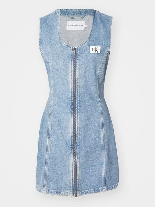 Zdjęcie produktu Sukienka jeansowa Calvin Klein Jeans jasnoniebieski denim