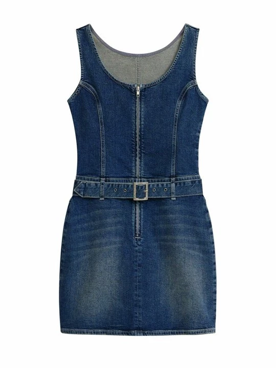 Zdjęcie produktu Sukienka jeansowa Desigual granatowy