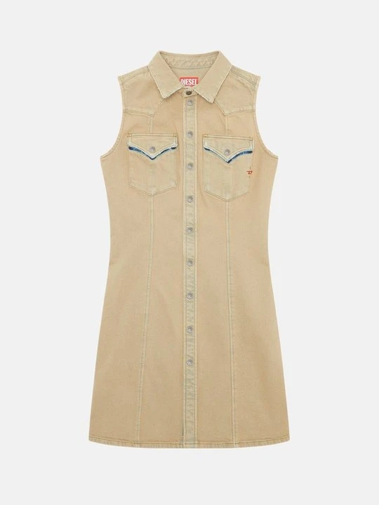 Zdjęcie produktu Sukienka jeansowa Diesel beżowy