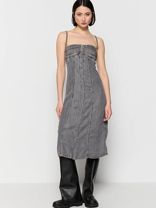 Zdjęcie produktu Sukienka jeansowa Diesel szary