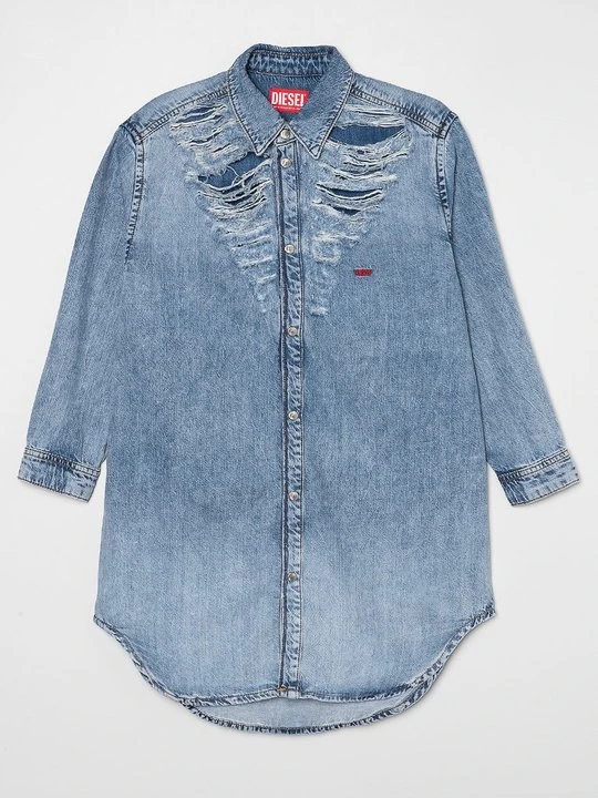 Zdjęcie produktu Sukienka jeansowa Diesel niebieski