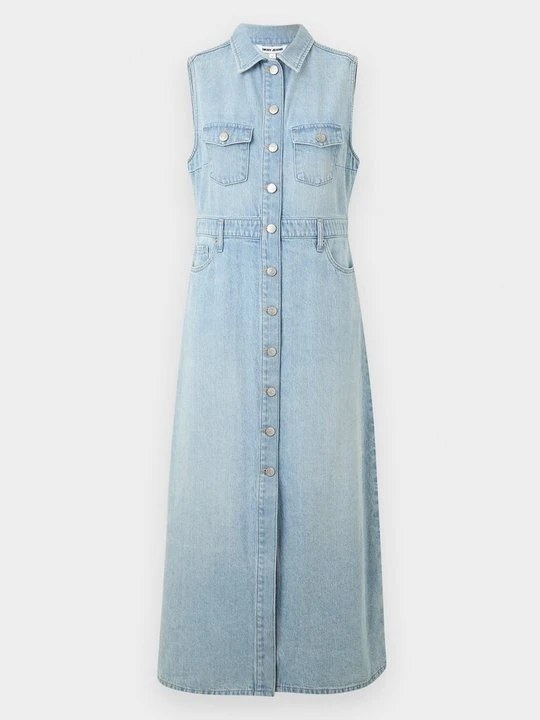 Zdjęcie produktu Sukienka jeansowa DKNY jasnoniebieski denim
