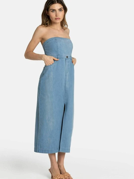 Zdjęcie produktu Sukienka jeansowa Free People niebieski
