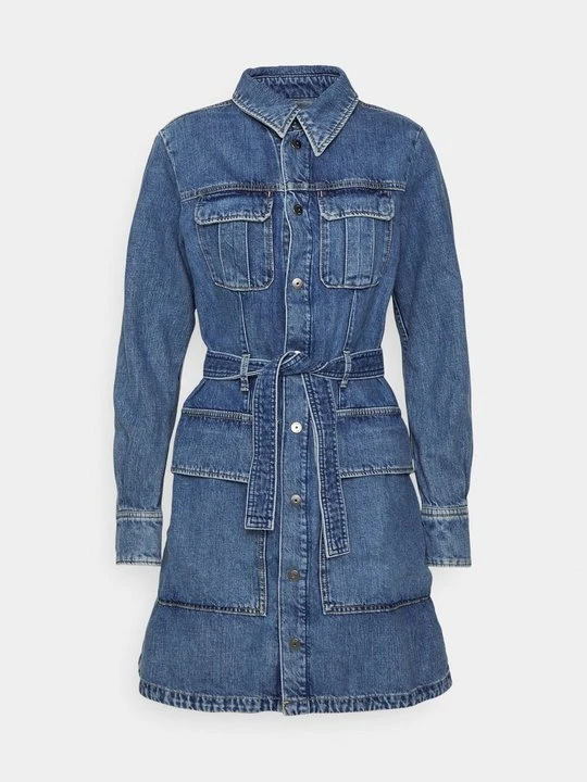 Zdjęcie produktu Sukienka jeansowa G-Star niebieski denim