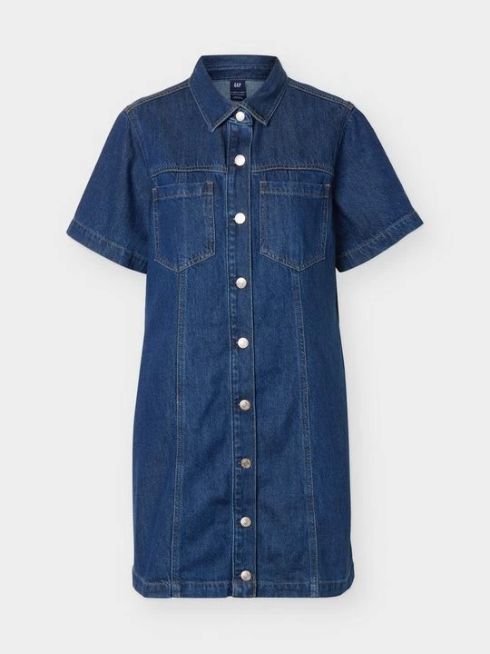 Zdjęcie produktu Sukienka jeansowa GAP niebieski denim
