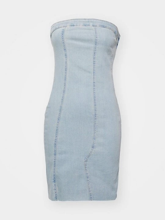 Zdjęcie produktu Sukienka jeansowa Gina Tricot niebieski