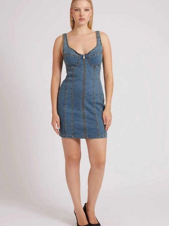 Zdjęcie produktu Sukienka jeansowa Guess niebieski